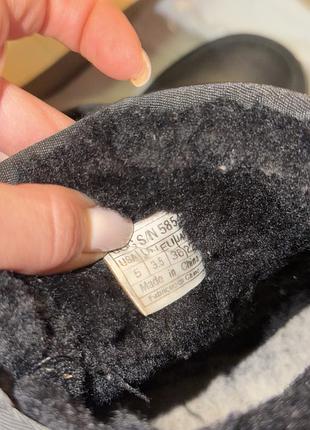 Уггі жіночі ugg чорні шкіряні 6