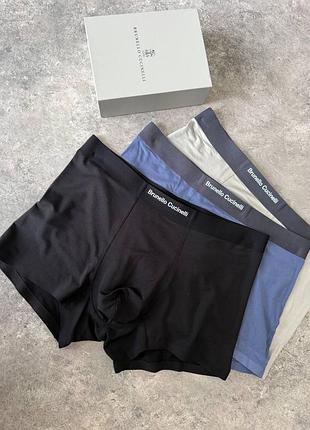 Спідня білизна brunello cucinelli  для чоловіків труси шортики розміри xl, xxl, xxxl