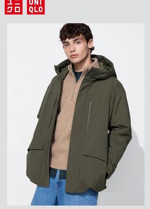 Пухова парка hybrid uniqlo