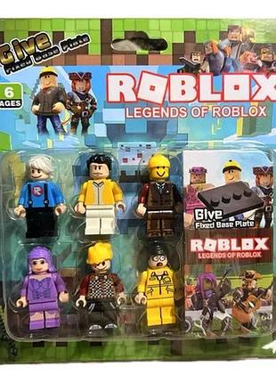 Конструктор roblox legends of roblox (6 фігурок)
