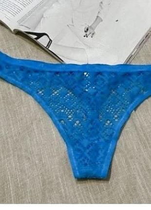 Victoria’s secret круті блакитні сітчасті стрінги
