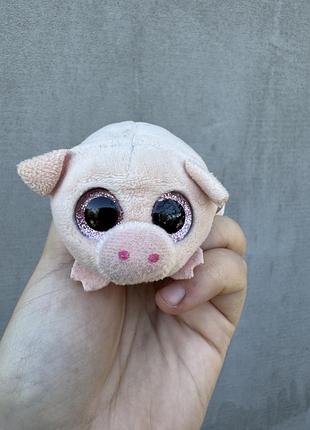 М'яку плюшеву іграшку ty teeny tys "curly" the pig (рожеве порося