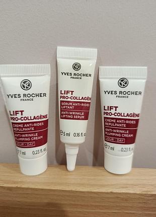 Денний крем проти зморщок та для пружності шкіри lift pro-collagene ів роше