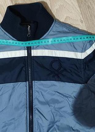 Бомбер куртка benetton двостороння 4