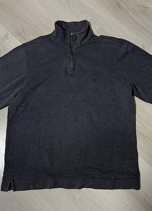 Класичний чоловічий джемпер на блискавці (half-zip) від maine new england