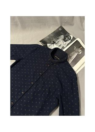 Чоловіча сорочка river island в принт пейслі