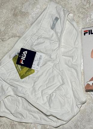 Нові чоловічі труси сліпи fila classique (білі, розмір xl / 7) ( розпродаж так я упаковка пошкоджена )