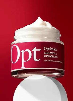 Насичений антивіковий крем для обличчя opt optimals age revive