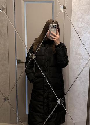 Куртка довга з капюшоном