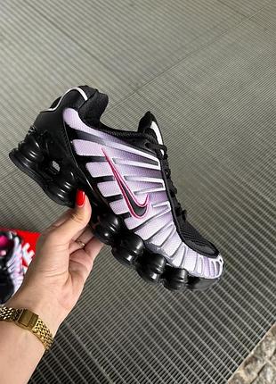 Nike shox tl black playful pink