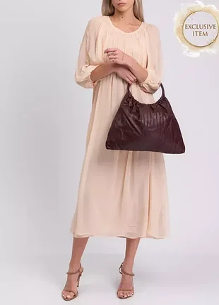 Сумка кожа anita bilardi made in italy
