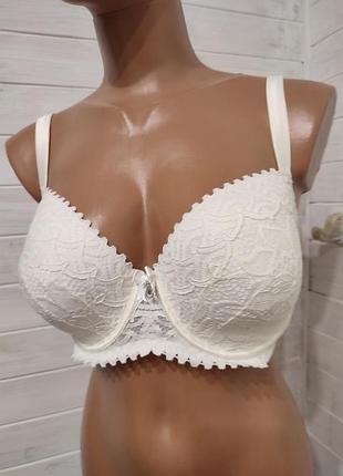 Новый кружевной бюстгальтер балконет bras n things (австралия) чашка e, f размеры 70-80 (уценка)