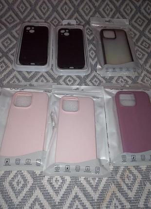 Чохли iphone 14,15. 6 шт. ціна за все.