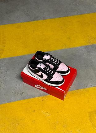 Nike dunk low pink/black patent 8