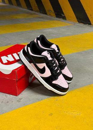 Nike dunk low pink/black patent 7