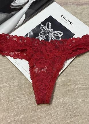 Victoria’s secret чудові червоні мереживні стрінги