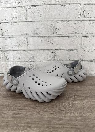 Crocs echo clog дитячі фірмові сандалі сабо крокси р. 34-35 j3 оригінал