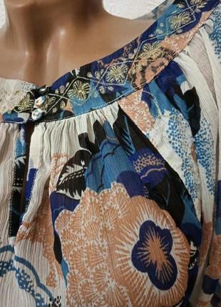 Шелковая шифоновая прозрачная блуза с баской selfridge4 фото