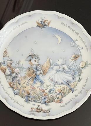 Колекційна тарілка royal doulton «танці при місячному сяйві» / “they danced by the light of the moon”, англія, 1987 р.
