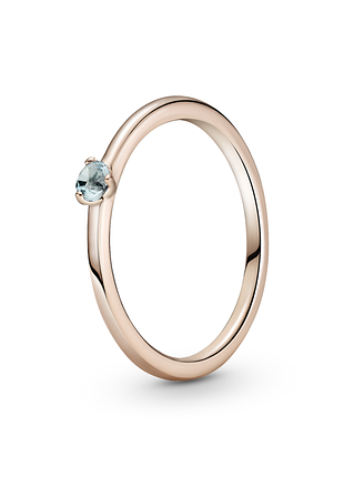 Серебряное кольцо пандора с голубым камнем 189259c02
