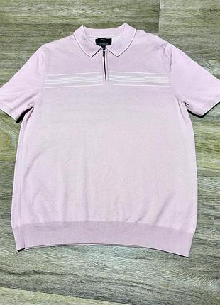 Мужская футболка поло m&s , размер l , cotton blend , состояние нового товара ❗❗❗