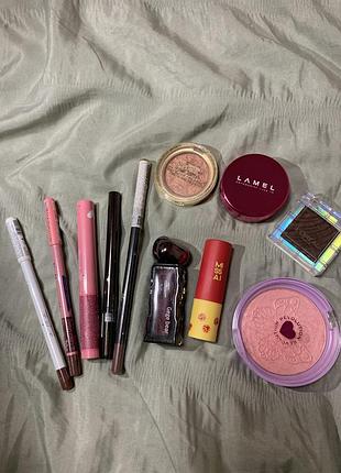 Декоративна косметика lamel, lcf, patricia ledo, revolution, missai, loreal
