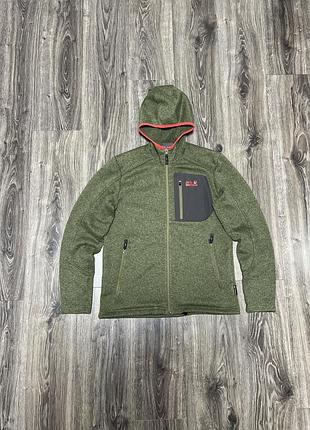 Флісова кофта фліска jack wolfskin