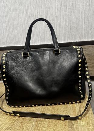 Шкіряна сумка zara