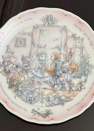Колекційна тарілка royal doulton «танці при місячному сяйві» / “they danced by the light of the moon”, англія, 1987 р.