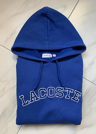Оригінальне худі lacoste з великим логотипом — розмір xl