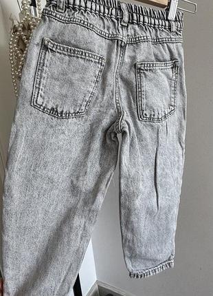 Джинси zara сірі 7