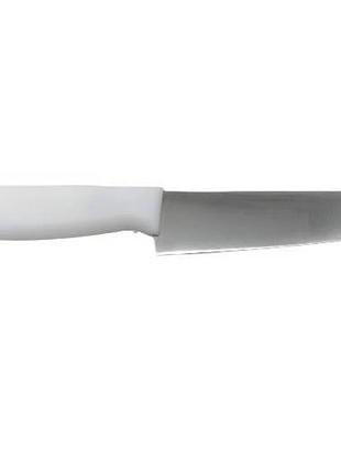 Ніж кухонний універсальний з білою ручкою "master" l 26,5 cm лезо 15 cm кухонні ножі та підставки