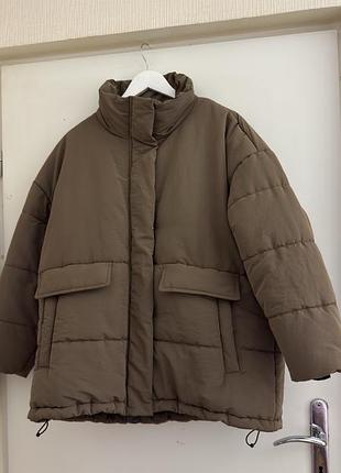 Жіноча зимова куртка staff brown