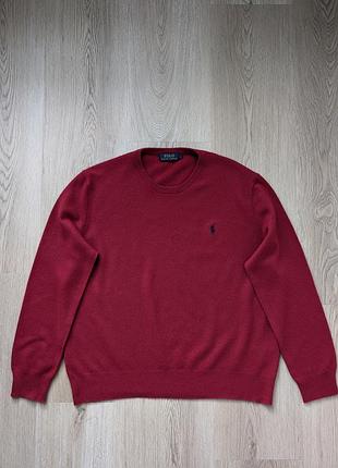 Мужской свитер из шерсти мерино polo ralph lauren разл