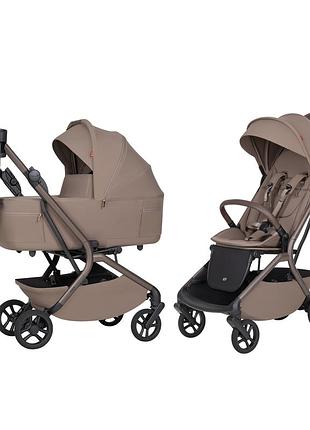 Коляска універсальна carrello magia 2.0 crl-6655 (2in1) cocoa beige 2026