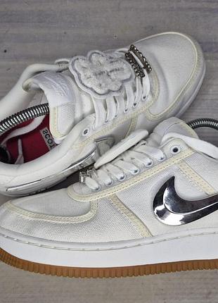 Кроссовки travis scott x nike air force 1 'sail