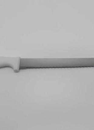 Нож кухонный для нарезки хлеба зубчатый "master" l 43,5 cm лезвие 30 cm кухонные ножи и подставки