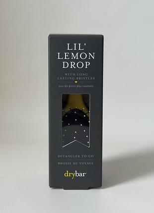 Drybar - lil’ lemon drop travel detangler brush - компактна щітка для розплутування волосся