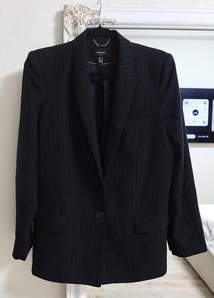 Mango suit синій піджак у тонку смужку