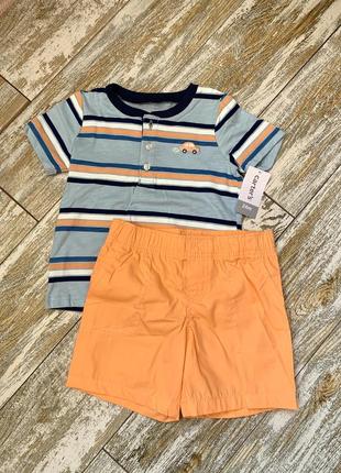 Комплект шорты и футболка carters