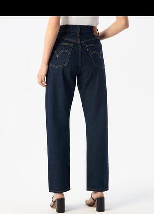 Джинси жіночі levi's 501 original темно-сині w32 l30