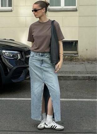 Комплект спідниця mango + футболка uniqlo