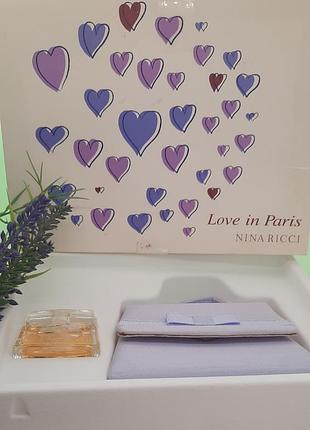 Колекційний подарунковий набір-кофрет nina ricci love in paris