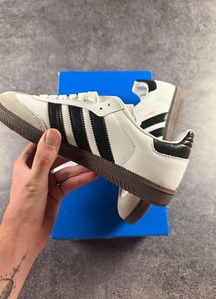 Кросівки adidas samba black white 6