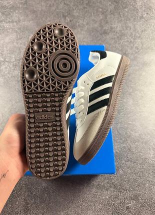 Кросівки adidas samba black white 8