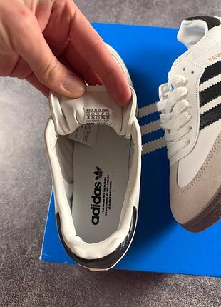 Кросівки adidas samba black white 9