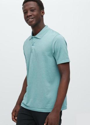 Чоловіча спортивна футболка -поло з планкою . uniqlo.l.