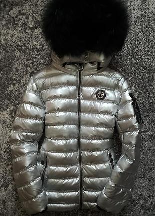 Куртка підліткова для дівчинки philipp plein homme