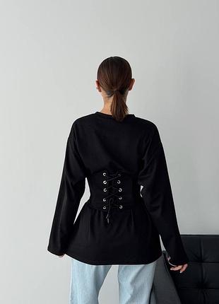 Женский свитшот и корсет 5