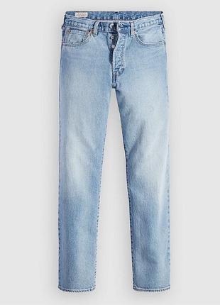 Джинси чоловічі levi's 501 premium comfort stretch w32 l30 блакитні